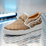 Mauri 8419/2 Posh Double M. Fabric & Time Sneaker Beige / White