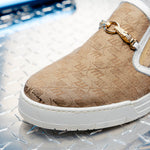 Mauri 8419/2 Posh Double M. Fabric & Time Sneaker Beige / White