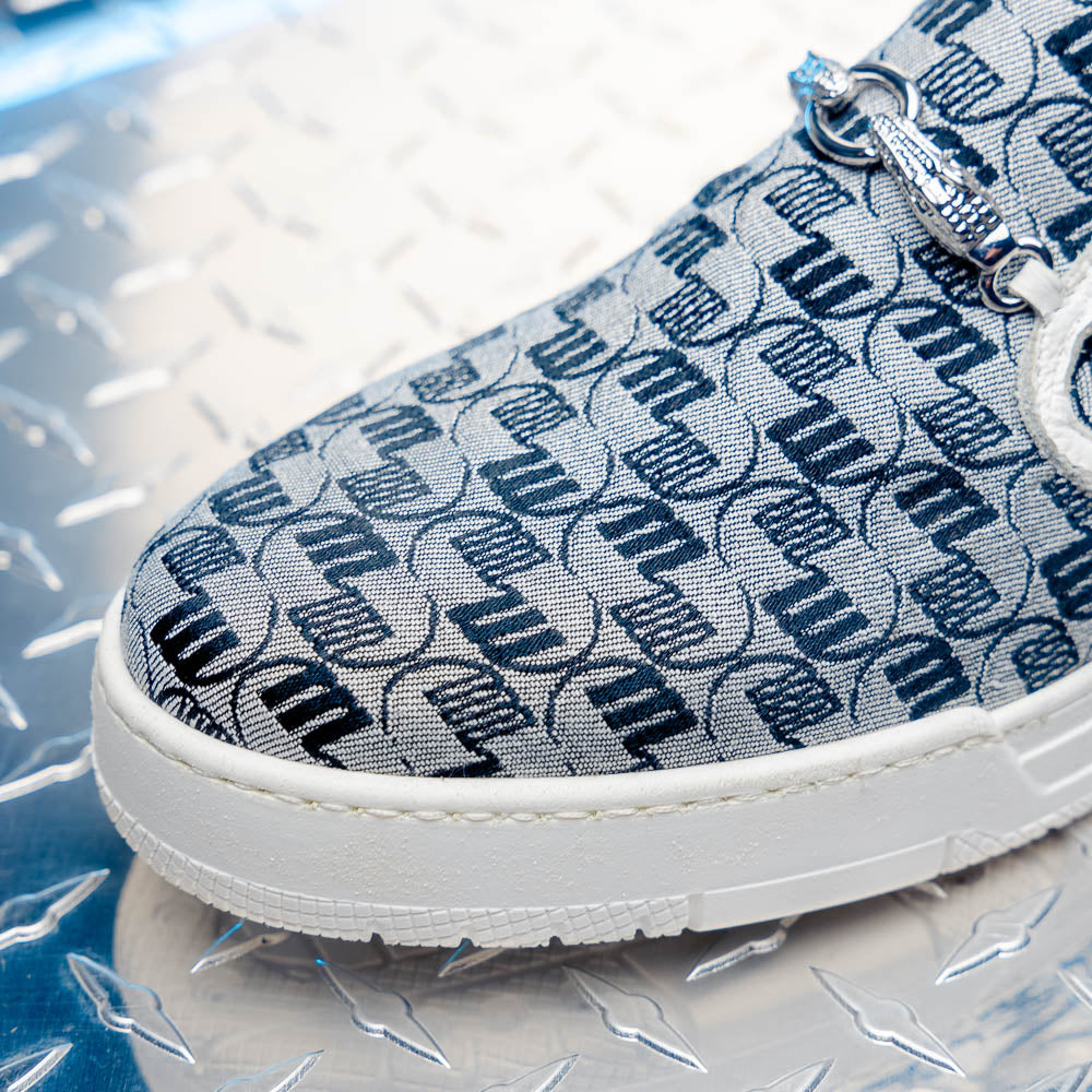 Mauri 8419/2 Posh Double M. Fabric & Time Sneaker Grey / White