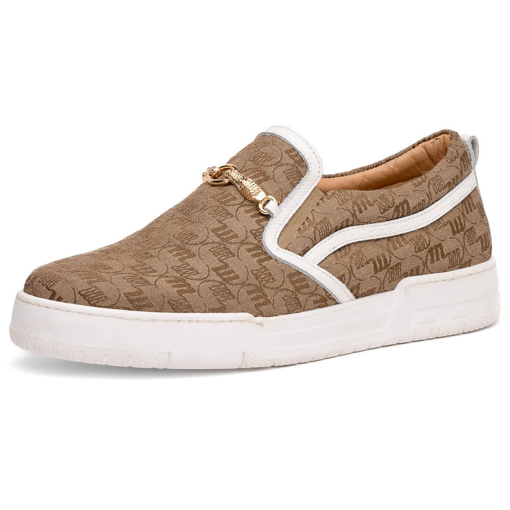 Mauri 8419/2 Posh Double M. Fabric & Time Sneaker Beige / White