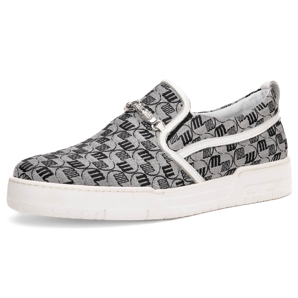 Mauri 8419/2 Posh Double M. Fabric & Time Sneaker Grey / White