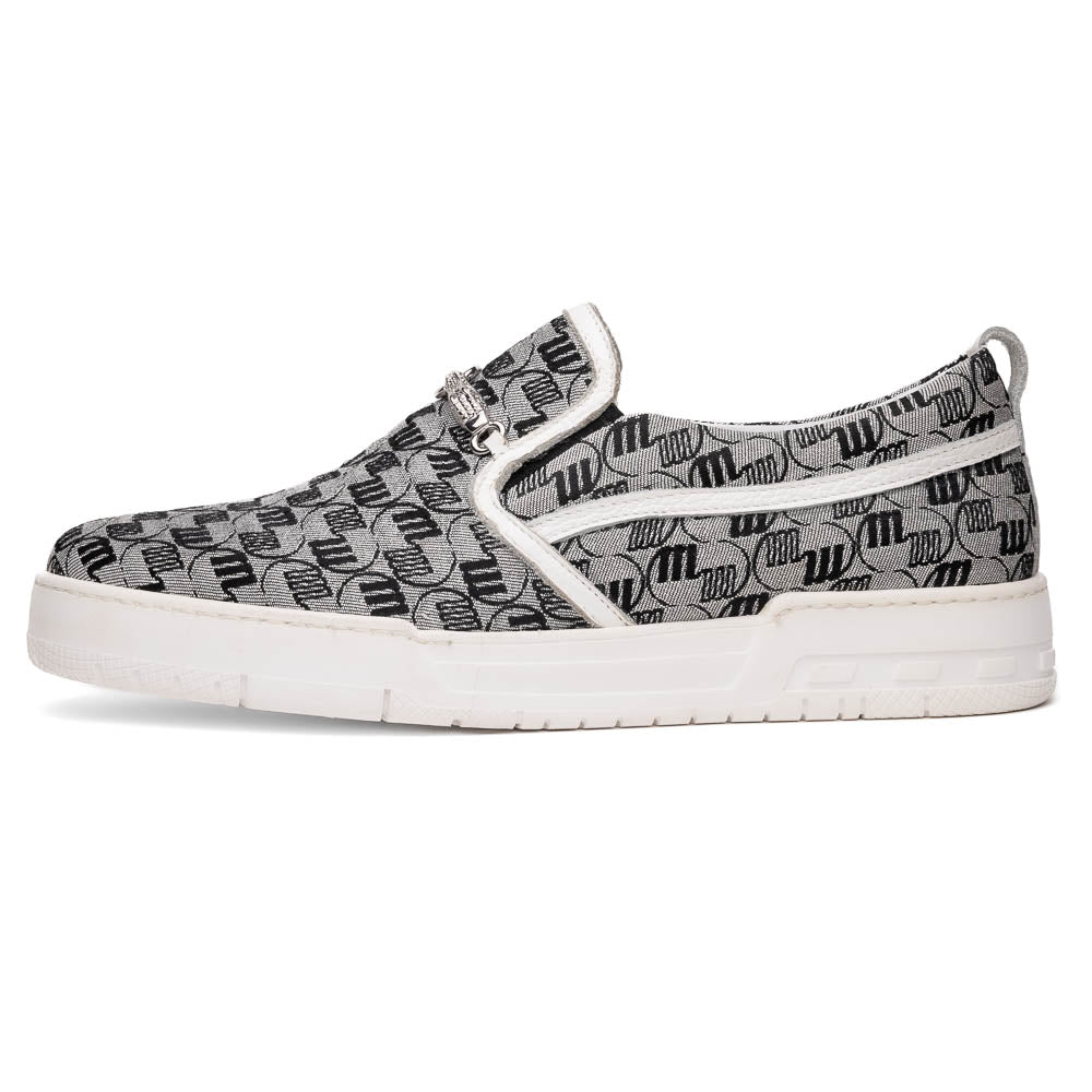 Mauri 8419/2 Posh Double M. Fabric & Time Sneaker Grey / White