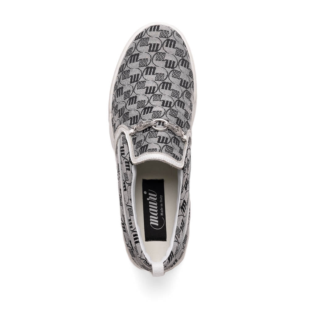 Mauri 8419/2 Posh Double M. Fabric & Time Sneaker Grey / White
