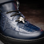 Mauri 8423+TG02 Caiman Nappa Sneakers Wonder Blue