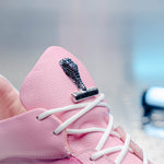 Mauri 8423 Ghost Baby Croc & Nappa Sneaker White / Dirty Pink