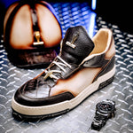 Mauri 8423 Baby Crocodile & Nappa Sneakers Sport Rust / Dune Dirty Gold