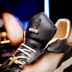 Mauri 8423 Baby Crocodile & Nappa Sneakers Sport Rust / Dune Dirty Gold
