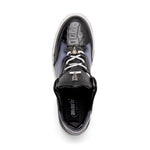 Mauri 8423 Baby Crocodile & Nappa Sneakers Black / White