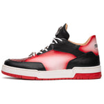 Mauri 8423 Ghost Baby Croc & Nappa Sneaker White / Dirty Red