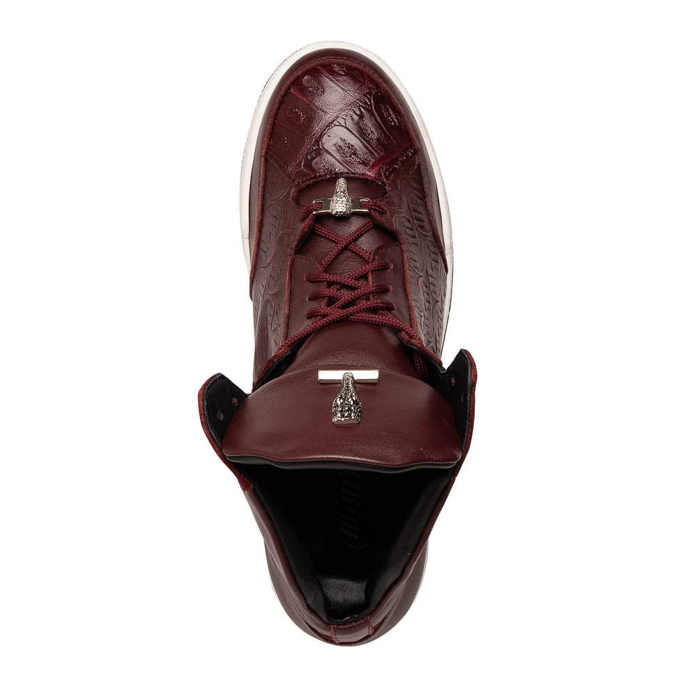Mauri 8429 Baby Croc / Nappa Sneakers Ruby Red (Special Order)