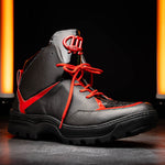 Mauri 8439 Baby Croc / Patent Leather / Nappa Boots Black & Red