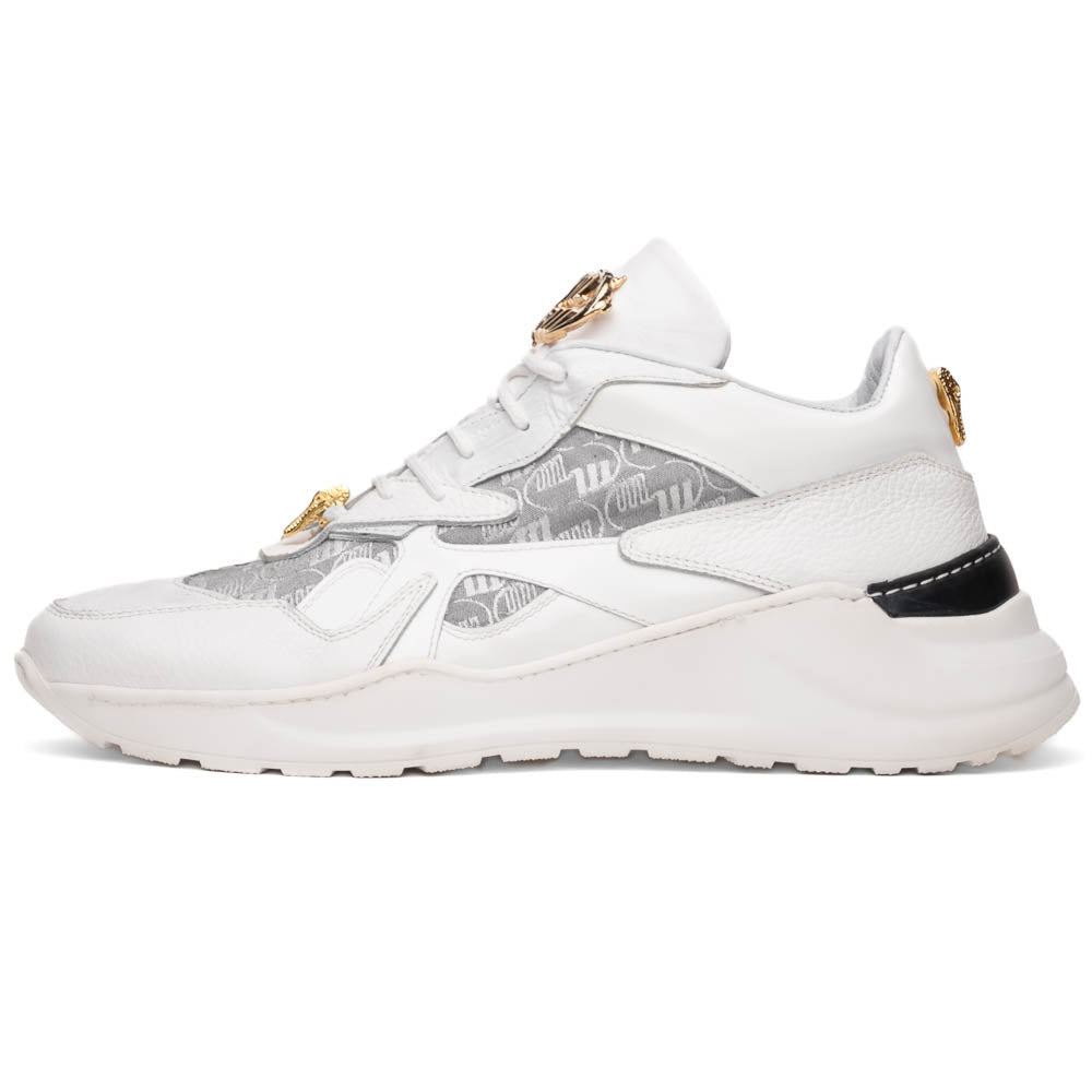 Mauri 8464/2 Sonic Time / Fabric / Baby Croc & Nappa Sneaker White