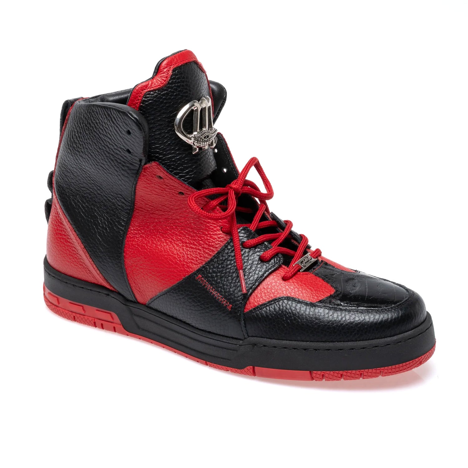 Mauri 8471 Time & Baby Crocodile Sneakers Black / Red