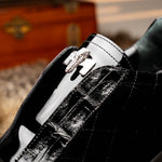 Mauri 8478/10 Baby Croc / Quilted Velvet / Patent Sneaker Black