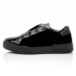 Mauri 8478/10 Baby Croc / Quilted Velvet / Patent Sneaker Black
