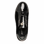 Mauri 8478/10 Baby Croc / Quilted Velvet / Patent Sneaker Black