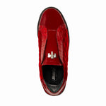 Mauri 8478/10 Baby Croc / Quilted Velvet / Patent Sneaker Red (Special Order)