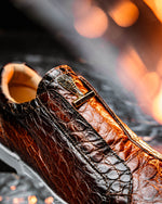 Mauri 8478/2 Regata Alligator Sneaker Dirty Cognac / Dirty Brown (Special Order)