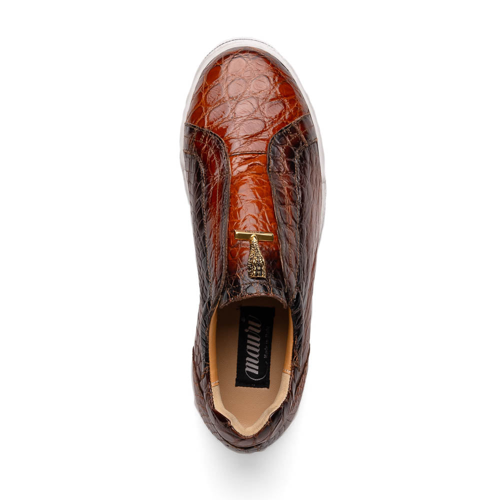 Mauri 8478/2 Regata Alligator Sneaker Dirty Cognac / Dirty Brown (Special Order)