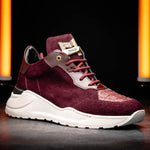 Mauri 8492 Hornback / Suede / Patent Sneakers Ruby Red