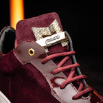 Mauri 8492 Hornback / Suede / Patent Sneakers Ruby Red