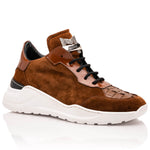 Mauri 8492 Hornback / Suede / Patent Sneakers Camel