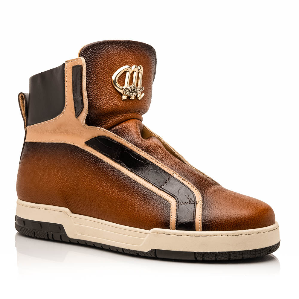 Mauri 8497 Baby Croc / Nappa / Time Sneakers Dune & Sport Rust
