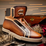 Mauri 8497 Baby Croc / Nappa / Time Sneakers Dune & Sport Rust (Special Order)