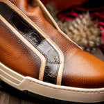 Mauri 8497 Baby Croc / Nappa / Time Sneakers Dune & Sport Rust (Special Order)