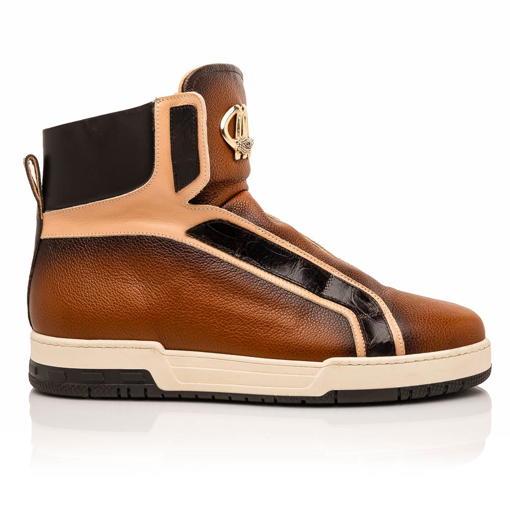 Mauri 8497 Baby Croc / Nappa / Time Sneakers Dune & Sport Rust (Special Order)