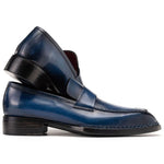 Paul Parkman Norwegian Welted Loafers Blue