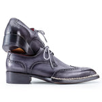 Paul Parkman Norwegian Welted Wingtip Dress Shoes Grey