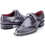 Paul Parkman Norwegian Welted Wingtip Dress Shoes Grey