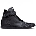 Mauri 8529 Nemo Pebble Grain / Patent Leather / Crocodile Sneakers Black