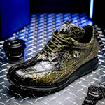 Mauri 8596/3 Hazard Hornback/ Alligator Sneakers Money Green/ Dirty Black
