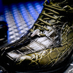 Mauri 8596/3 Hazard Hornback/ Alligator Sneakers Money Green/ Dirty Black