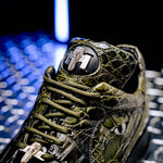 Mauri 8596/3 Hazard Hornback/ Alligator Sneakers Money Green/ Dirty Black