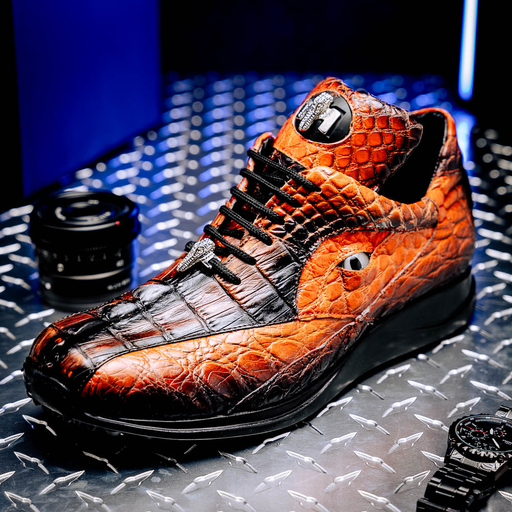 Mauri 8596/3 Hazard Hornback/ Alligator Sneakers Orange/ Dirty Black