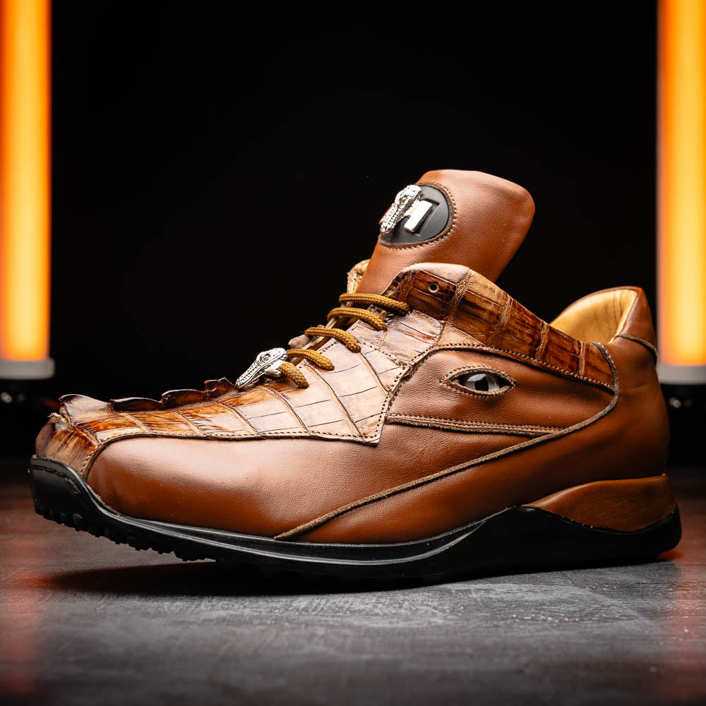 Mauri 8596/4 Hornback / Nappa Sneakers Camel (Special Order)