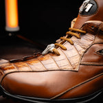 Mauri 8596/4 Hornback / Nappa Sneakers Camel (Special Order)