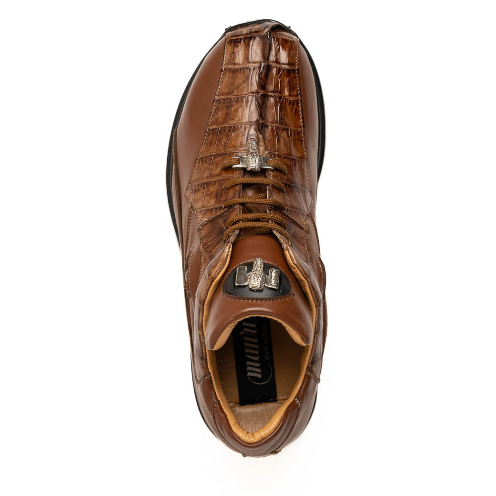 Mauri 8596/4 Hornback / Nappa Sneakers Camel (Special Order)