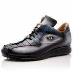 Mauri 8596/4 Hornback / Nappa Sneakers Acre Raindrops & Caribbean Blue Dirty Black