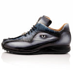 Mauri 8596/4 Hornback / Nappa Sneakers Acre Raindrops & Caribbean Blue Dirty Black (Special Order)