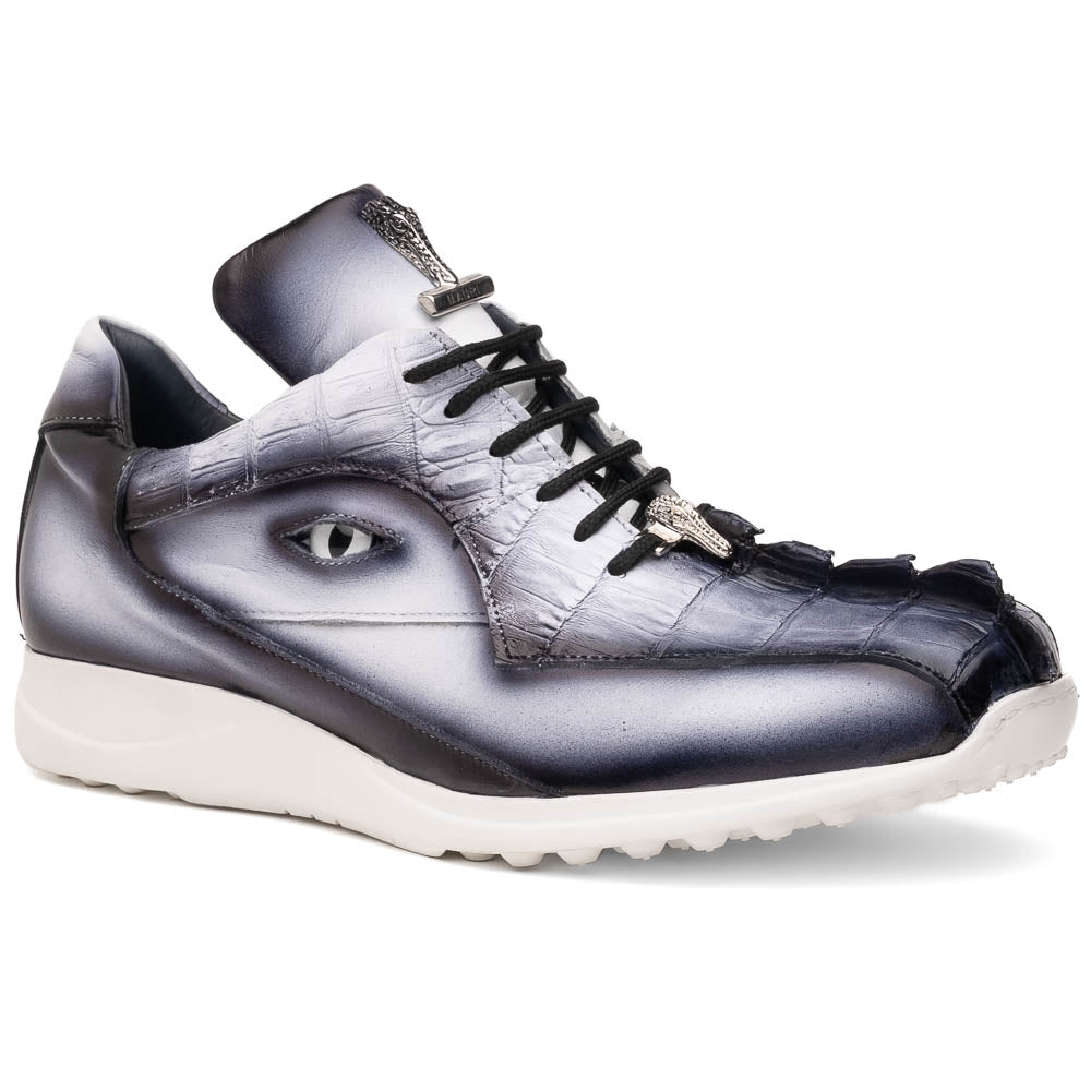 Mauri 8596/4 Hazard Hornback & Nappa Sneaker White / Dirty Black