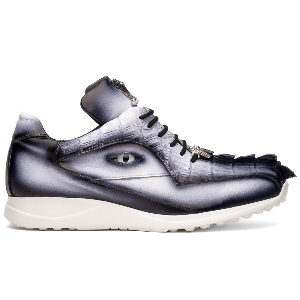 Mauri 8596/4 Hazard Hornback & Nappa Sneaker White / Dirty Black