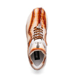 Mauri 8596/4 Hazard Hornback & Nappa Sneaker White / Dirty Cognac