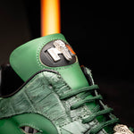 Mauri 8596/4 Hornback / Nappa Sneakers Hunter Green (Special Order)