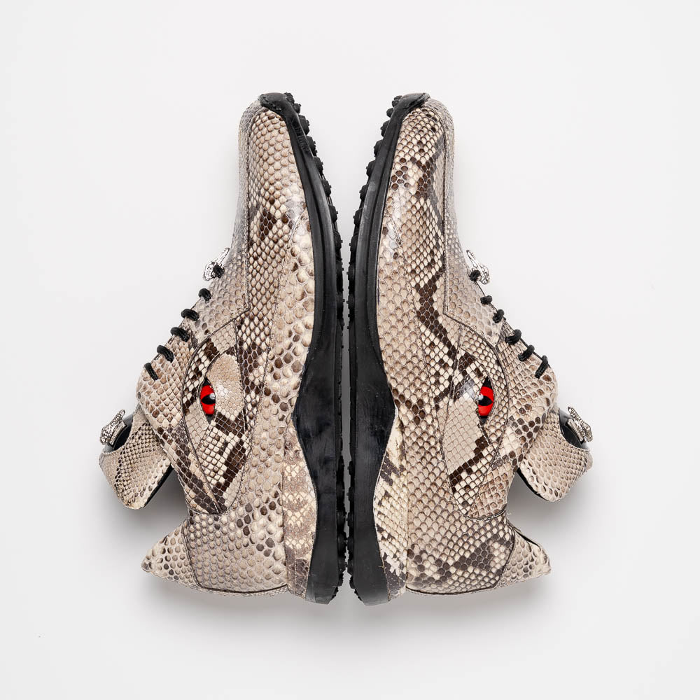 Mauri Snake Eyes 8596 Python Sneakers Natural