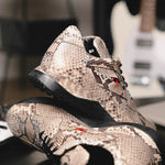 Mauri Snake Eyes 8596 Python Sneakers Natural