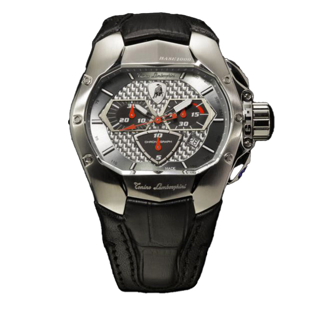 Tonino Lamborghini 860S Stainless Steel Watch Silver / Black
